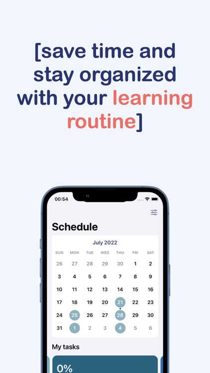 Study Planner: Schedule & task