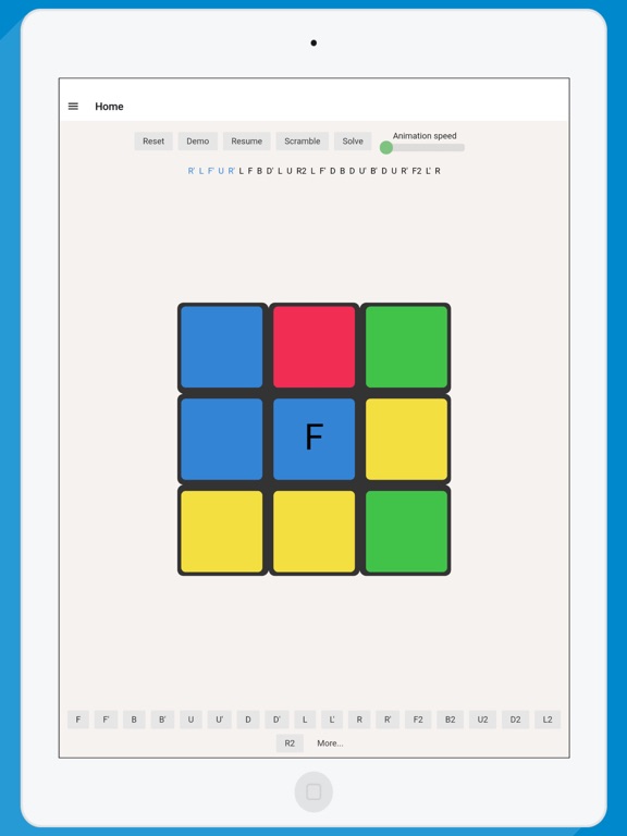 Rubiks Cube Solver App screenshot 2