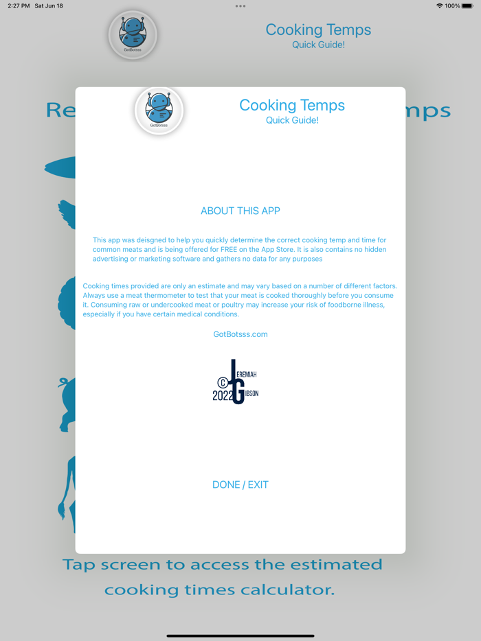 GotBotsss Cooking Temps Guide