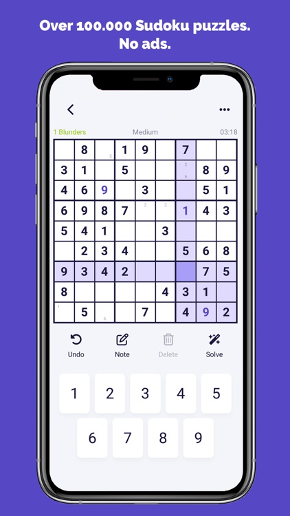 Just Sudoku - Classic puzzles