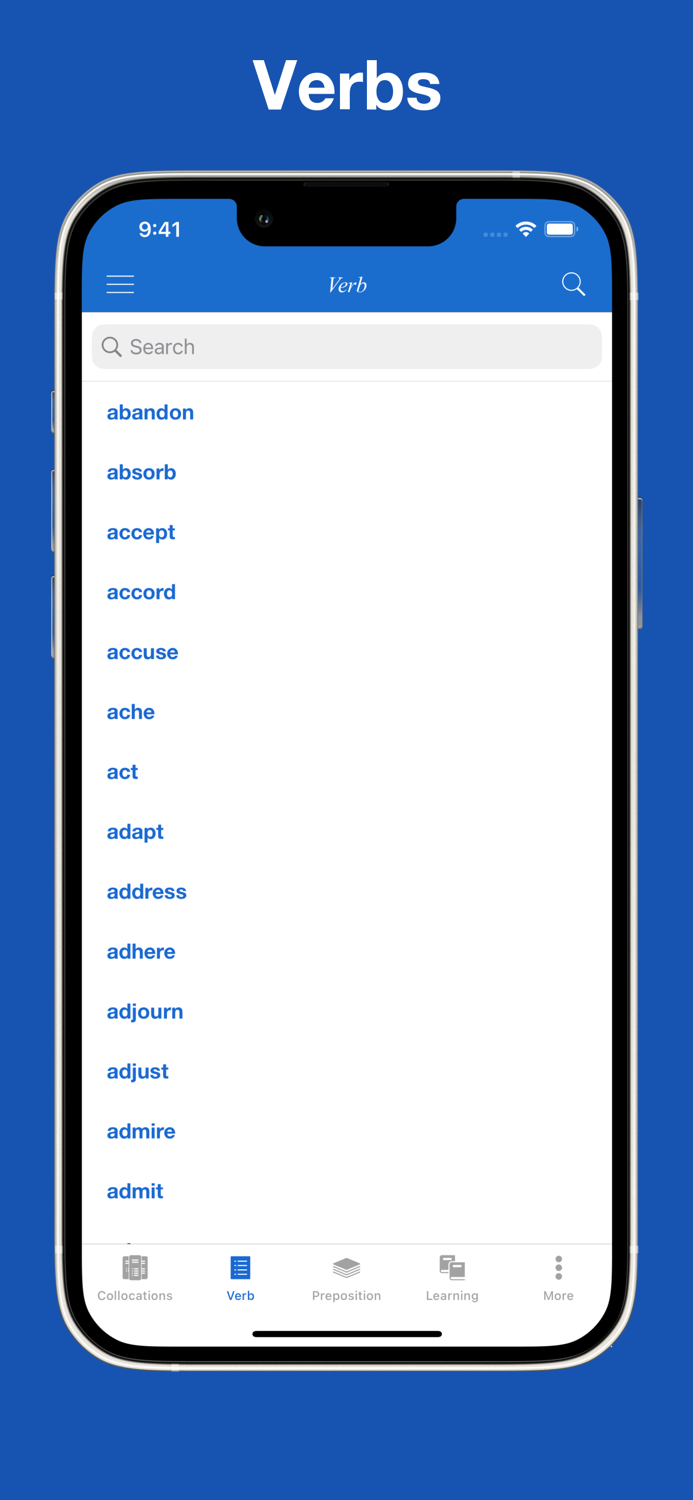 Verb Preposition Collocations