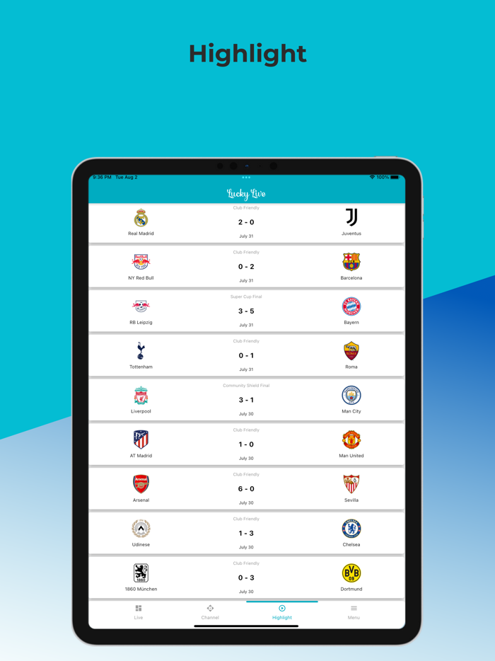 Lucky Live - Soccer Highlight