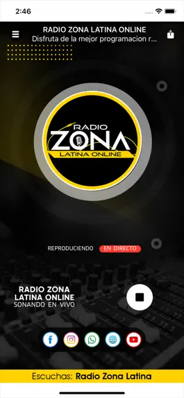 Game screenshot Radio Zona Latina Online apk