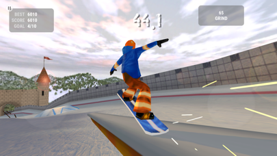 Screenshot from Crazy Snowboard