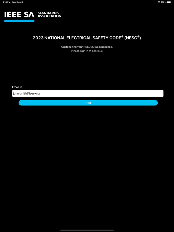 NESC 2023 IEEE App screenshot 2