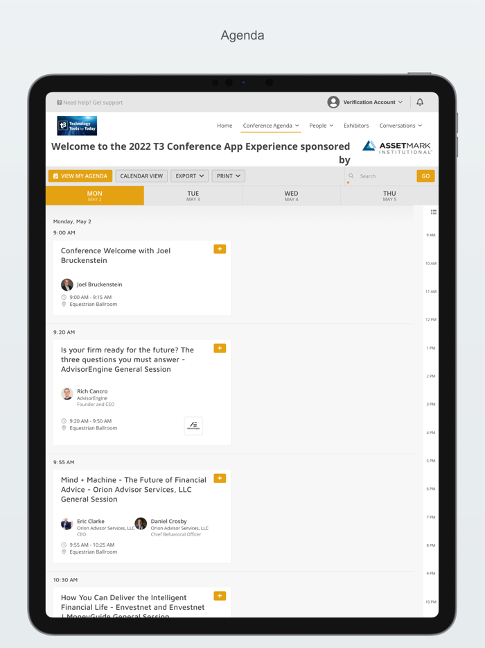 T3 Conference 2022 App