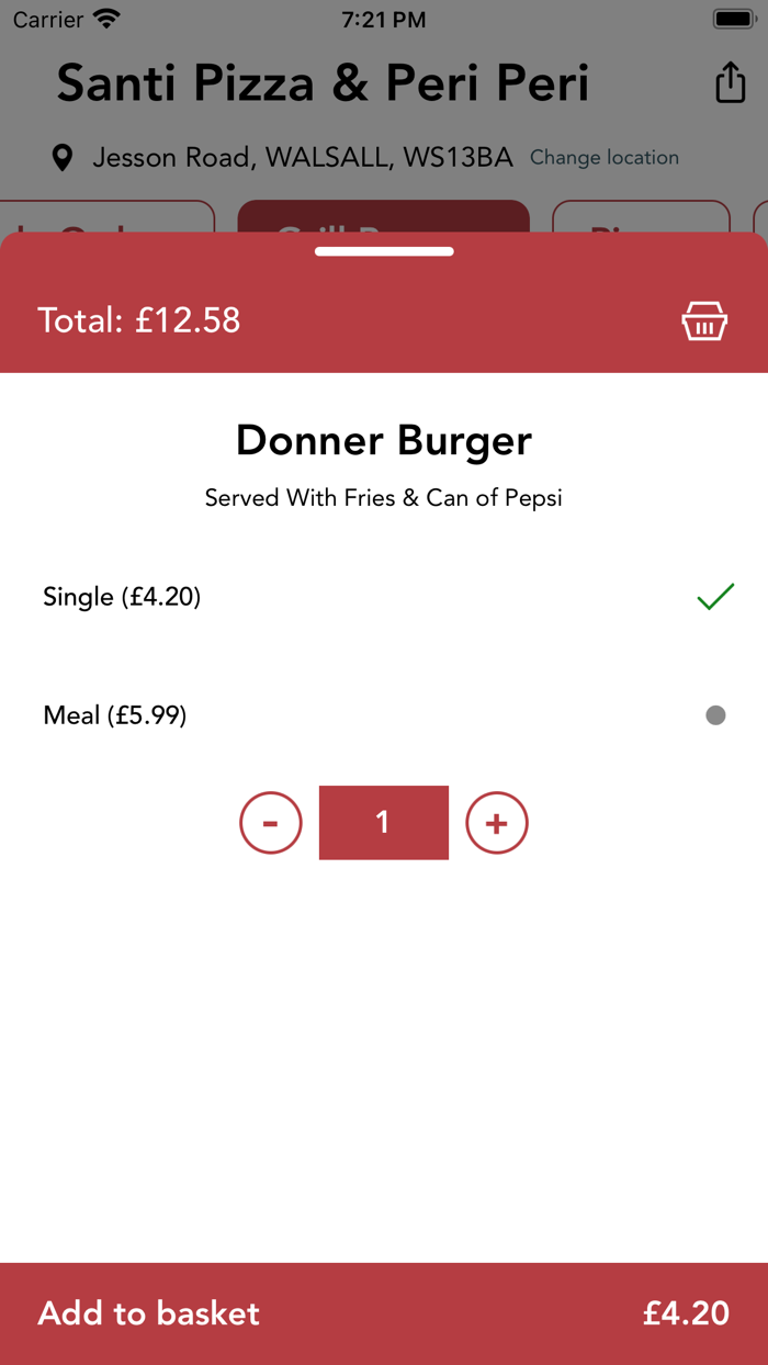 Santi Pizza  Peri Peri