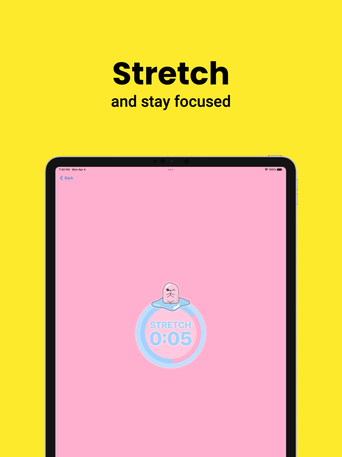 Kawaii Stretch Timer