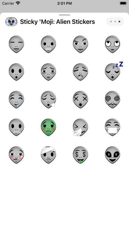 Sticky 'Moji: Alien Stickers screenshot-4