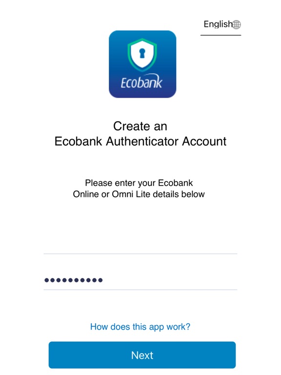 comment authentifier son compte ecobank