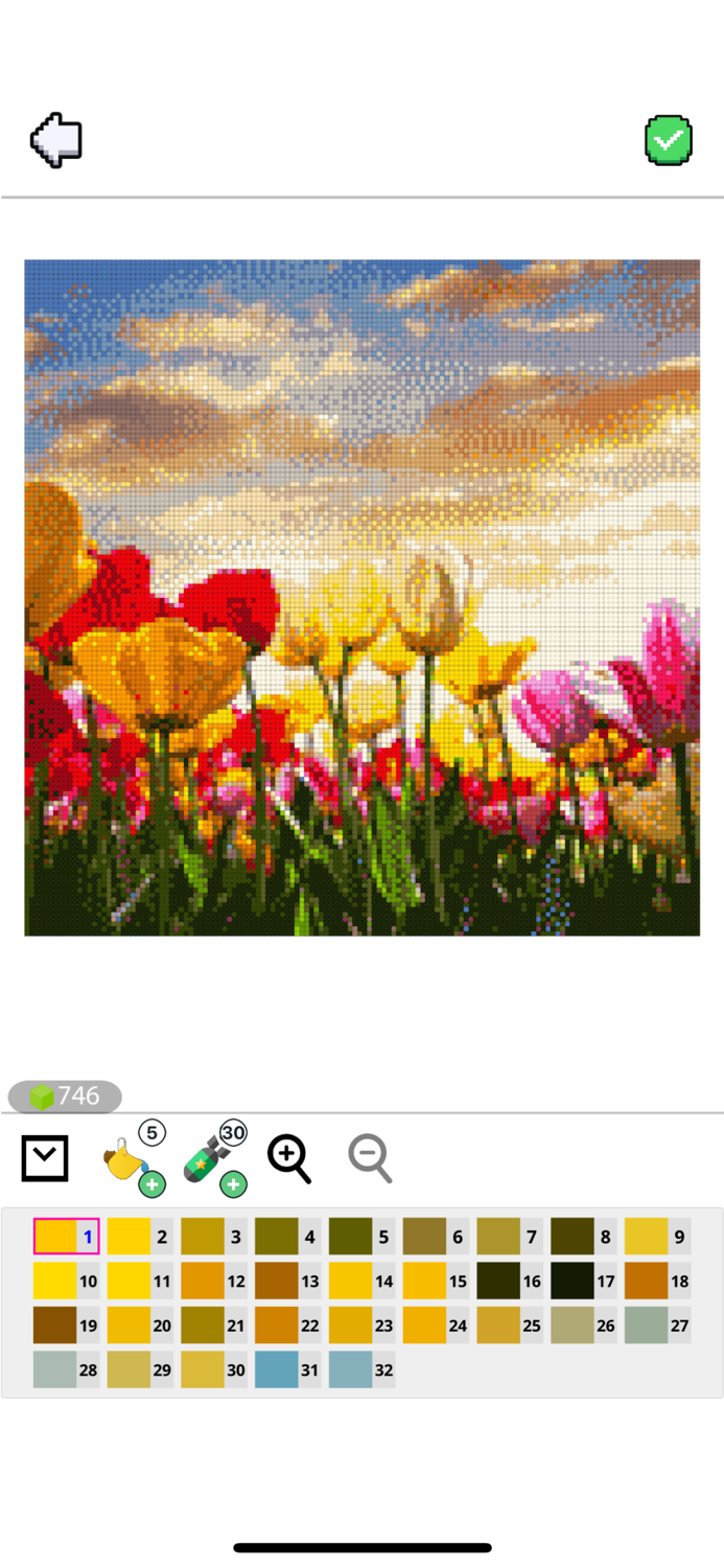 Cross Stitch Color by Number