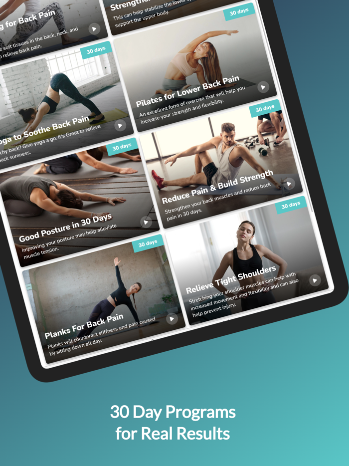 Back Pain Relief - Exercises