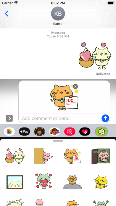 Cat Cat 3 Stickers Pack screenshot 1