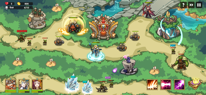 Kingdom War Premium TD Games