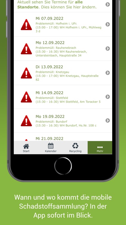 Hassberge Abfall-App screenshot-5