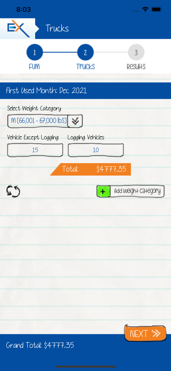 Form 2290 Tax Calculator