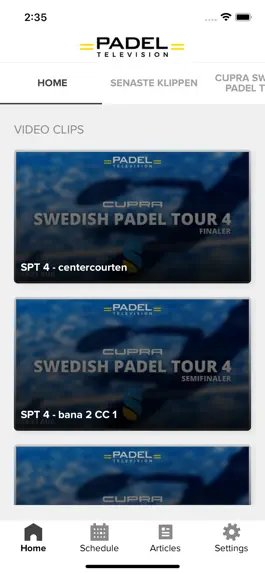 Game screenshot Padel Television hack