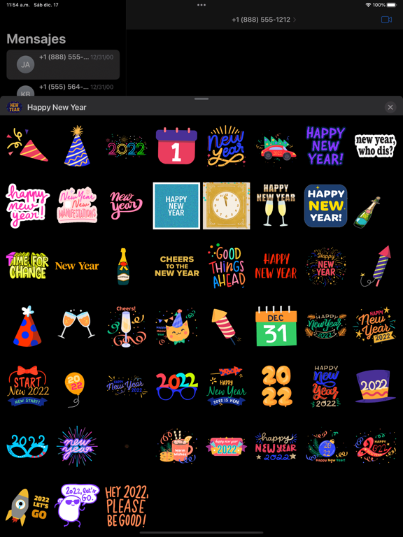 New Year: Animated Stickers screenshot 2