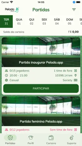 Game screenshot Pelada.app apk