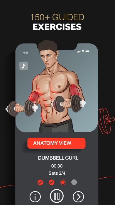 Muscle Man Home & Gym Workout screenshot 2