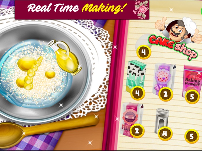 Doll Cake Making  Girl Games