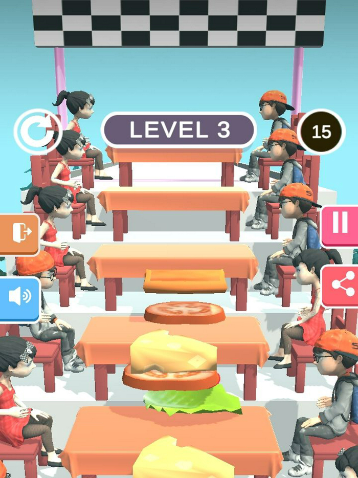 Sandwich Stack Run Collect