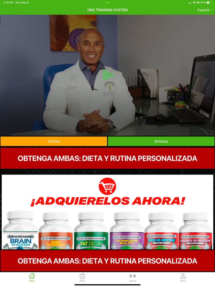 DRG Medical  Fitness Platform