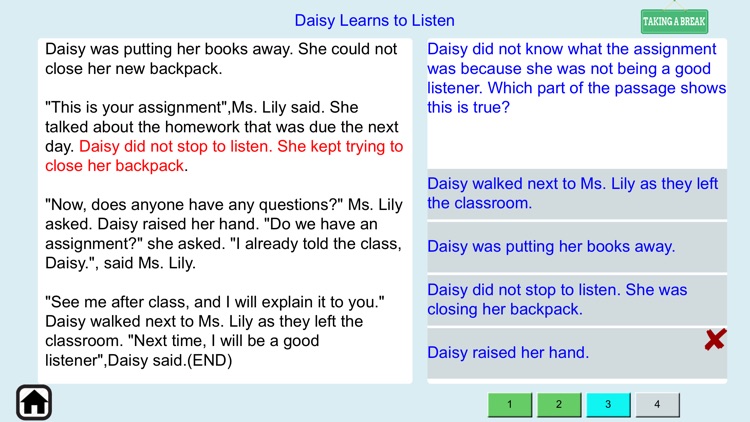 Reading Comprehension Skills 1 screenshot-6