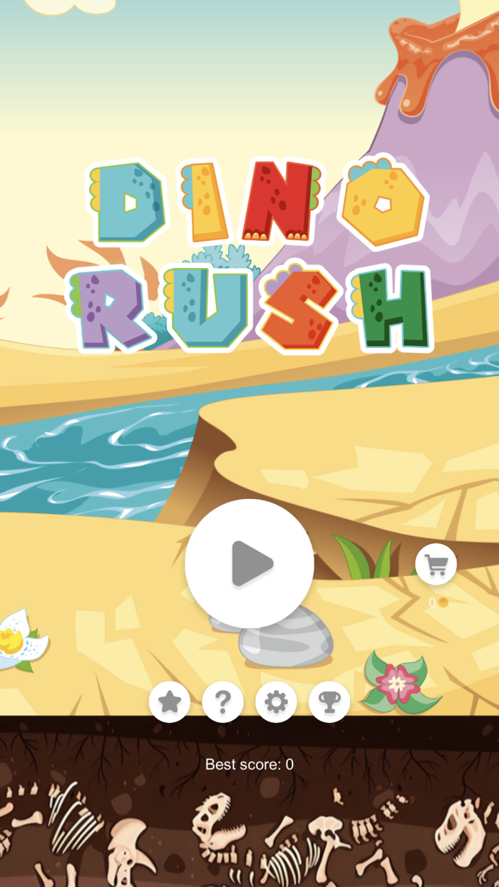Dino Rush - Asteroid Attack