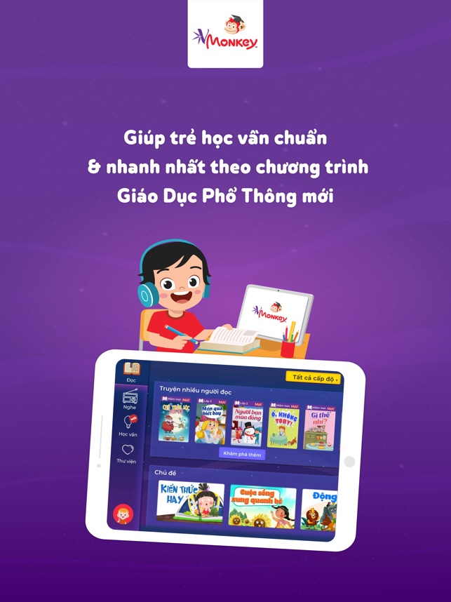 VMonkey: trẻ đọc truyện tranh