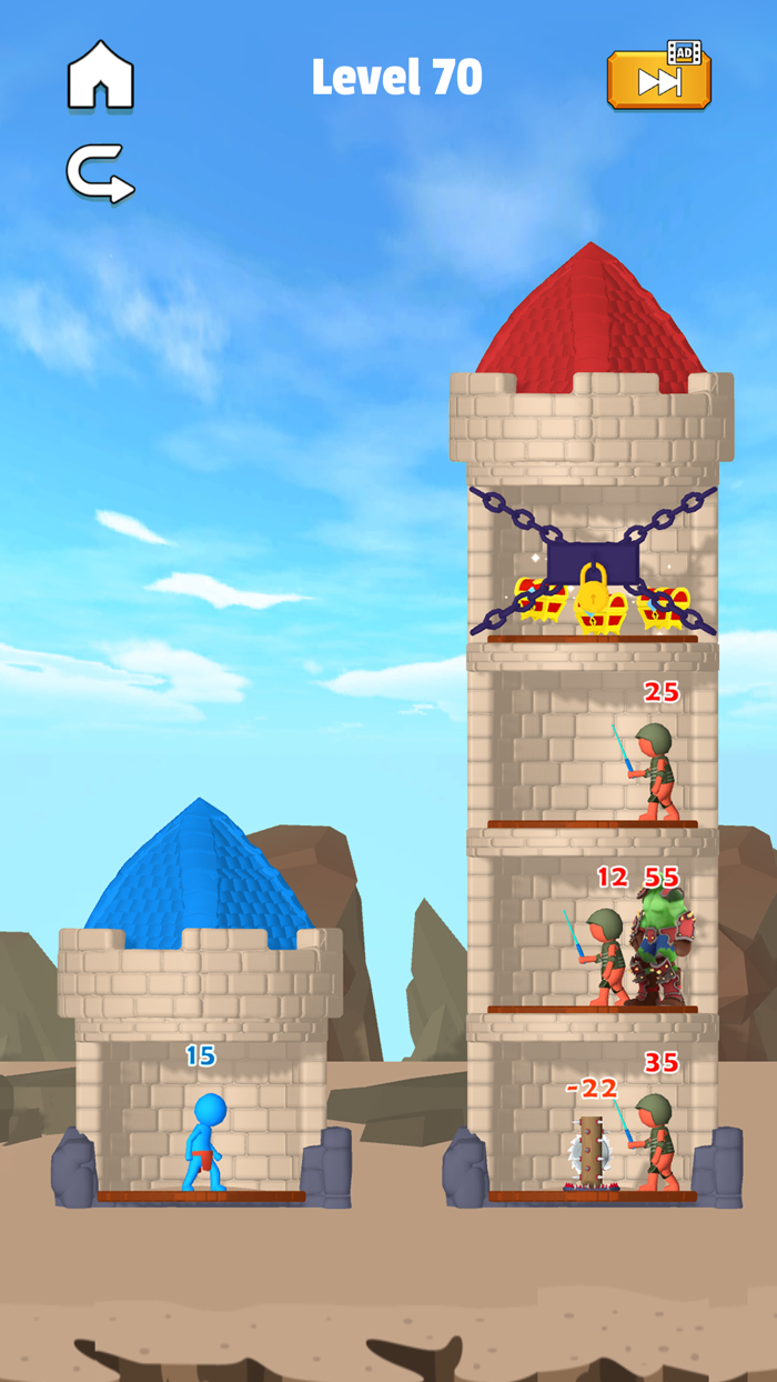 Stick Hero Mighty Tower 3D