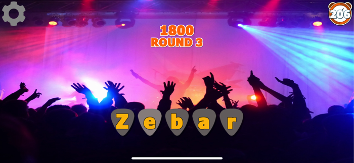 Classic Rockband Word Game