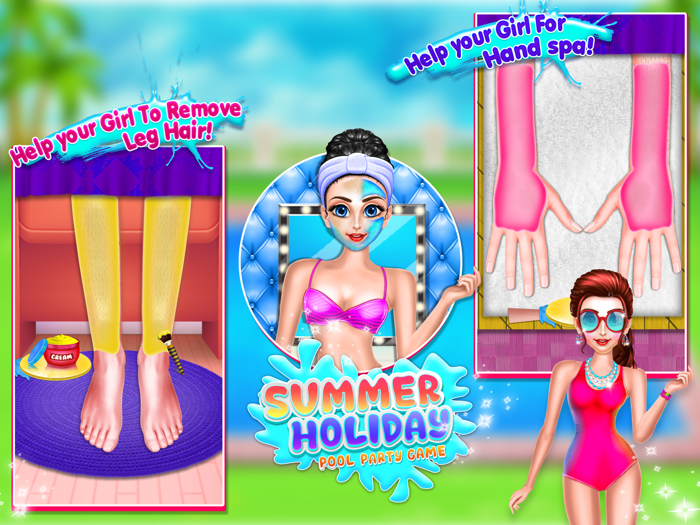 Summer Holiday Pool Party Game