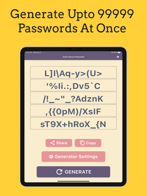 Quick Secure Passwordのおすすめ画像1