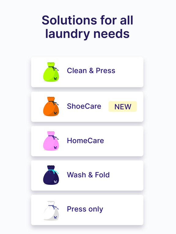 Washmen Laundry & Dry Cleaning screenshot 4