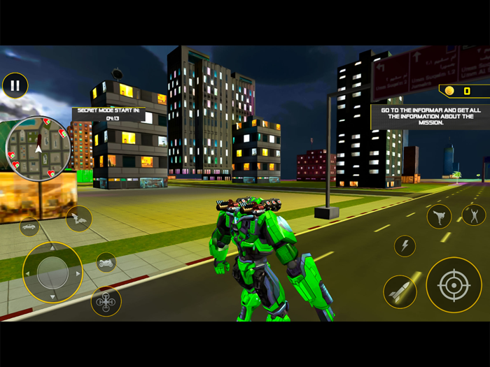 Bat Robot Car Transform Game