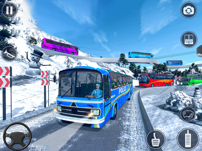 경찰 버스 시뮬레이터 게임 2023