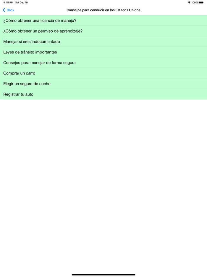 Examen del Conductor del 2022