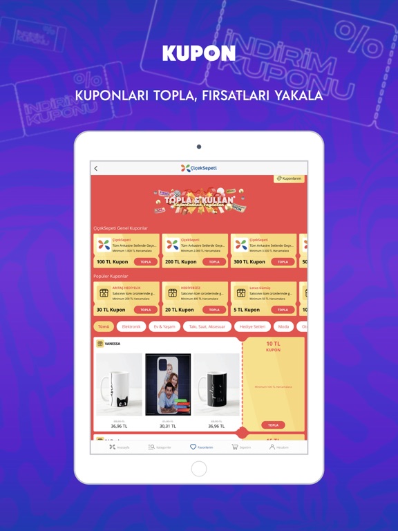 ÇiçekSepeti - Online Alışveriş ipad ekran görüntüleri