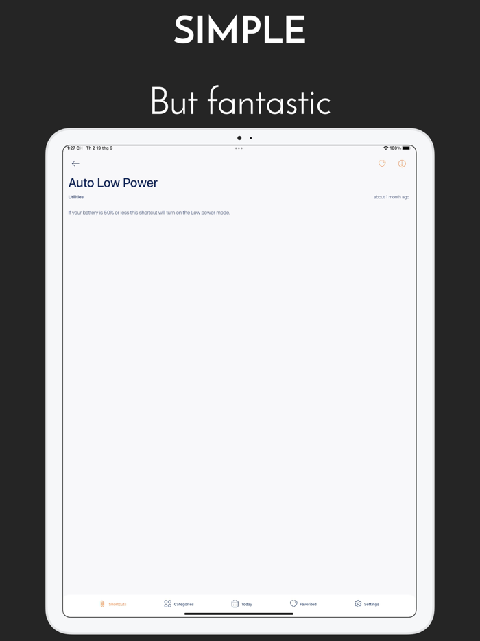 App for Shortcuts by iPhone