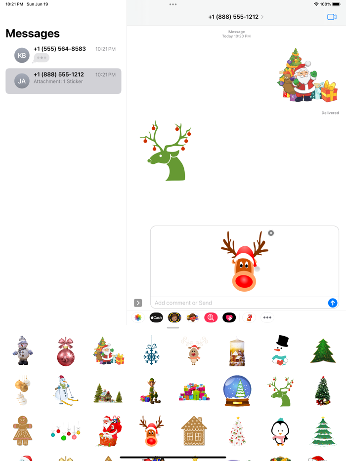Merry Christmas Stickers Pack.