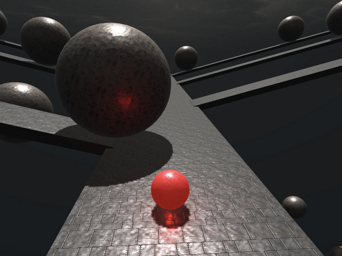 Rolling Ball - in the sky