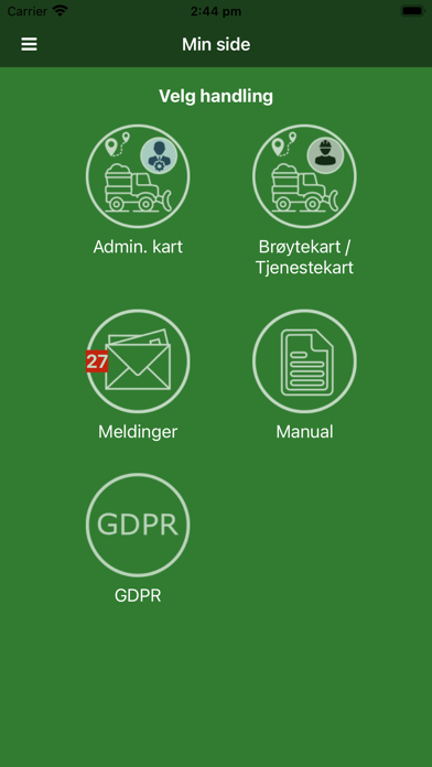 Hyttetjenester Leverandør app screenshot 2