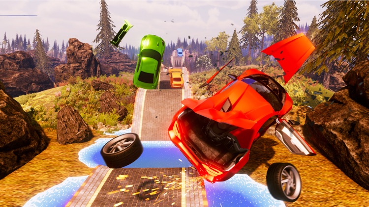 Car Crash Simulator Mega Jump screenshot-4