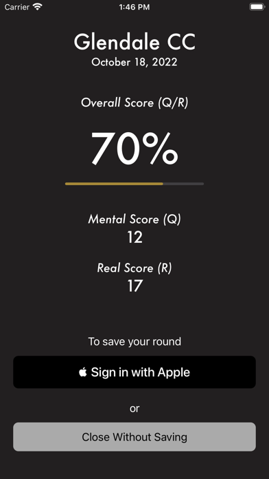 Golf Mental Scorecard screenshot 4