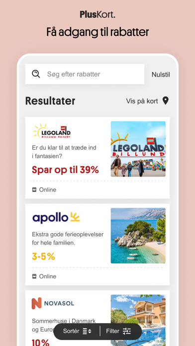 PlusKort app’en screenshot 3