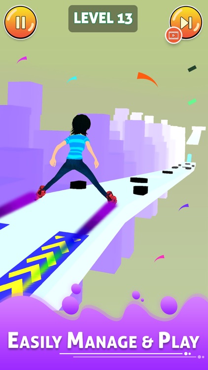 Sky Roller - Skating Run screenshot-4