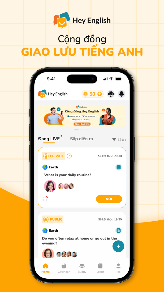 Hey English Hãy nói tiếng Anh