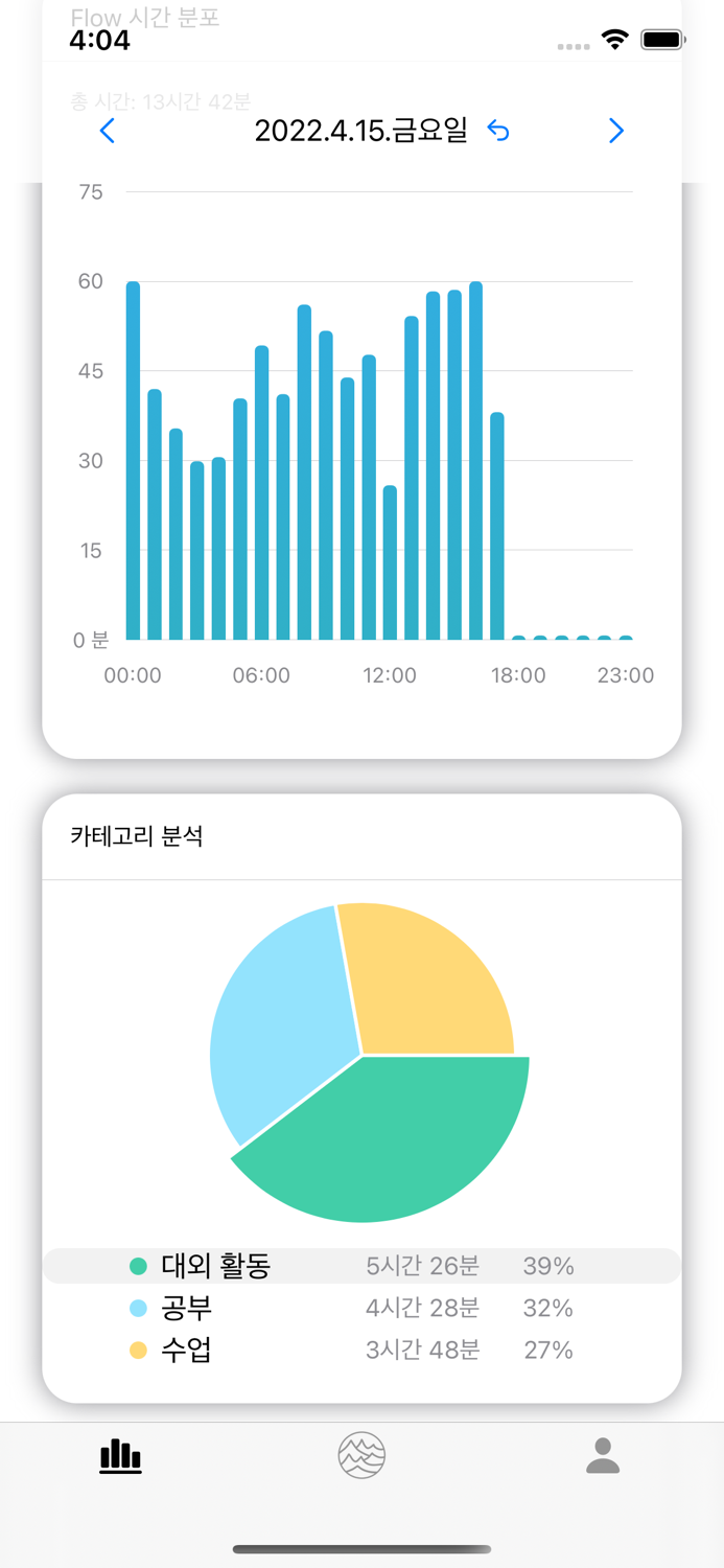 FloWith - 타이머 및 스톱워치 기록/측정/통계