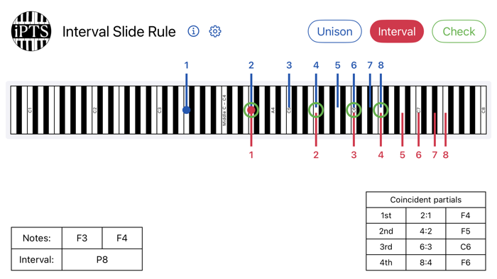 Piano Tuners Slide Rule